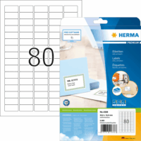 Herma 35,6x16,9 mm Címke tintasugaras és lézer nyomtatóhoz (2000 címke / csomag)