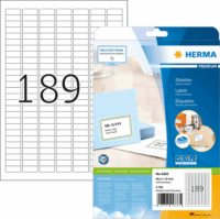 Herma 25,4x10 mm Címke tintasugaras és lézer nyomtatóhoz (4725 címke / csomag)