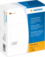Herma 130x80 mm Címke Írógépekhez és kézi címkézéshez (500 címke / csomag)