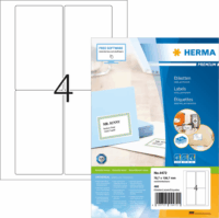 Herma 78,7x139,7 mm Címke tintasugaras és lézer nyomtatóhoz (400 címke / csomag)