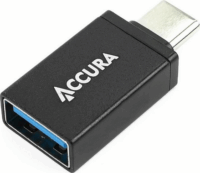 Accura ACC2278 USB-C apa - USB-A anya 3.1 Adapter - Fekete