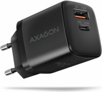 Axagon ACU-PQ20 2x USB-A / USB-C Hálózati töltő - Fekete (20W)