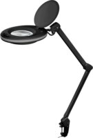 Goobay 65575 LED Asztali Csiptetős Lámpa nagyítóval - Fekete