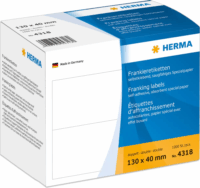Herma 130x40 mm Címke Frankírozó géphez ( 1000 címke / csomag)