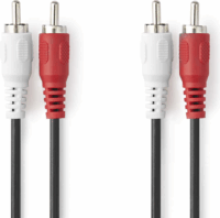 Nedis CAGL24200BK10 2x RCA apa - 2x RCA apa Kábel (1m)