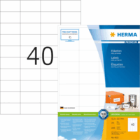 Herma 52,5x29,7 mm Címke tintasugaras és lézer nyomtatóhoz (8000 címke / csomag)