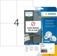 Herma 105x148 mm Címke tintasugaras és lézer nyomtatóhoz (100 címke / csomag)