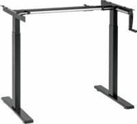 Logilink EO0048 Kézzel állítható ülő-álló asztalkeret - Fekete