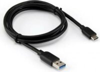 SBOX USB-20-TYPEC-2/R USB-A apa - USB-C apa Kábel - Fekete (2m)