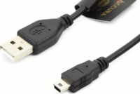 Accura ACC2264 USB-A apa - miniUSB-B apa 2.0 Adat Kábel - Fekete (1,8m)