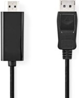 Nedis CCGL37100BK10 DisplayPort 1.2 - HDMI Kábel 1m - Fekete