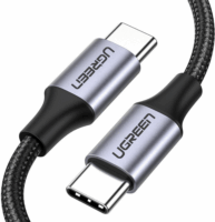 Ugreen 50150 USB Type-C apa - USB Type-C apa Adat és töltő kábel - Fekete (1m)