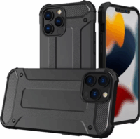 Forcell Carbon Apple iPhone 14 Pro Max Hátlapvédő Tok - Fekete