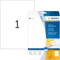 Herma 210 x 297 mm Fedőcímke tintasugaras és lézer nyomtatóhoz (25 címke / csomag)