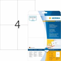 Herma 105 x 148 mm Fedőcímke tintasugaras és lézer nyomtatóhoz (100 címke / csomag)