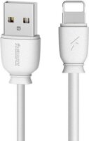 Remax RC-134IWH USB-A apa - Lightning apa 2.0 Adat és töltő kábel - Fehér (1m)