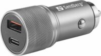 Sandberg 441-50 1x USB-C / USB-A Autós töltő - Szürke (48W)