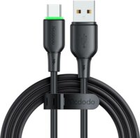 Mcdodo USB apa - USB-C apa 2.0 Adat és töltő kábel - Fekete (1.2m)