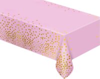 Godan Beauty&Charm Arany pöttyös asztalterítő - Pink