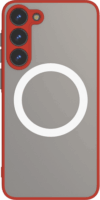 Cellect Samsung Galaxy S24 Mágneses Tok - Piros/Fekete