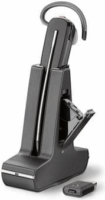 HP Poly Savi D400 UC (USB Type-A) Wireless Headset - Fekete