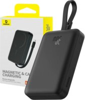 Baseus Magnetic Mini Powerbank 10000mAh (1.5-3A / 5-12V) - Fekete