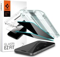 Spigen EZ FIT GLAS.tR Privacy Apple iPhone 15 Plus üveg kijelzővédő átlátszó (2db)