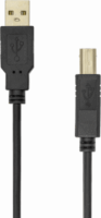 SBOX USB-1012/R USB-A apa - USB-B apa 2.0 Adat és töltő kábel - Fekete (2m)