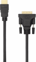 SBOX Kábel, CABLE HDMI - DVI (24+1) Kábel 2m - Fekete