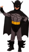 Batman jelmez, szürke - 130-140 cm