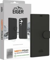 Eiger North Folio Samsung Galaxy S24 Ultra Flip Tok - Fekete