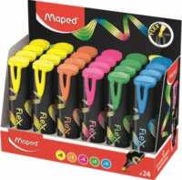 Maped Fluo Peps Flex 1-5 mm Szövegkiemelő készlet - Vegyes színek (24 db / csomag)