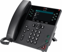 HP Poly VVX 450 Business VoIP Telefon - Fekete