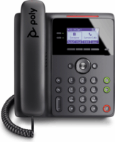 HP Poly Edge B10 VoIP Telefon + Tápegység - Fekete
