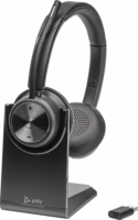 HP Poly Savi 7320 UC (USB Type-A) Wireless Headset - Fekete