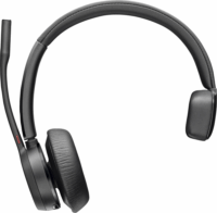 HP Poly Voyager 4310 Microsoft Teams (USB Type-C) Wireless Mono Headset + BT700 USB Type-C Adapter - Fekete