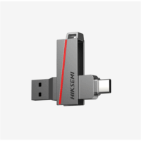 Hikvision HS-USB-E307C USB-C / USB-A 3.0 128GB Pendrive - Szürke