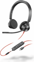 HP Poly Blackwire 3325 Vezetékes Headset - Fekete