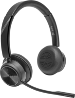 HP Poly Savi 7420 Office DECT Wireless Headset - Fekete
