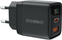 Choetech PD6052 USB-A / USB-C Hálózati töltő - Fekete (35W)