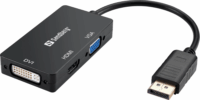 Sandberg 509-11 DisplayPort apa - HDMI/DVI/VGA anya Adapter