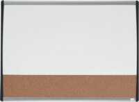NOBO 1903810 Mágneses fehértábla parafatáblával 58,5x43cm - Barna/Fehér