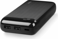 ttec PowerSlim LCD Power Bank 20000mAh - Fekete