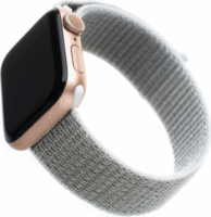 Fixed Nylon Strap Apple Watch Szövet szíj 42/44/45 mm - Fehér/Szürke