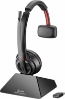 HP Poly Savi 8210 Office DECT Wireless Mono Headset - Fekete