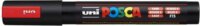 Uni Posca PC-5M 1.8-2.5mm Dekormarker - Fluor piros