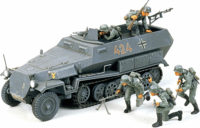 Tamiya MT-35020 Hanomag Sd kfz 251/1 Kit Német páncélozott szállítóeszköz gyalogsággal műanyag modell (1:35)