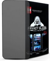 Haffner Privacy Glass Full Glue Apple iPhone 12/12 Pro Edzett üveg kijelzővédő - Fekete