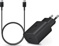 Samsung SAM-0950 USB-C Hálózati töltő - Fekete (25W) + Kábel