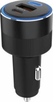 Sandberg 441-49 2x USB-C Autós töltő - Fekete (130W)
